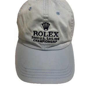 Vintage 2005 Rolex U.S. Sailing Championship Baseball Hat Lt Blue Cap Thalhimer